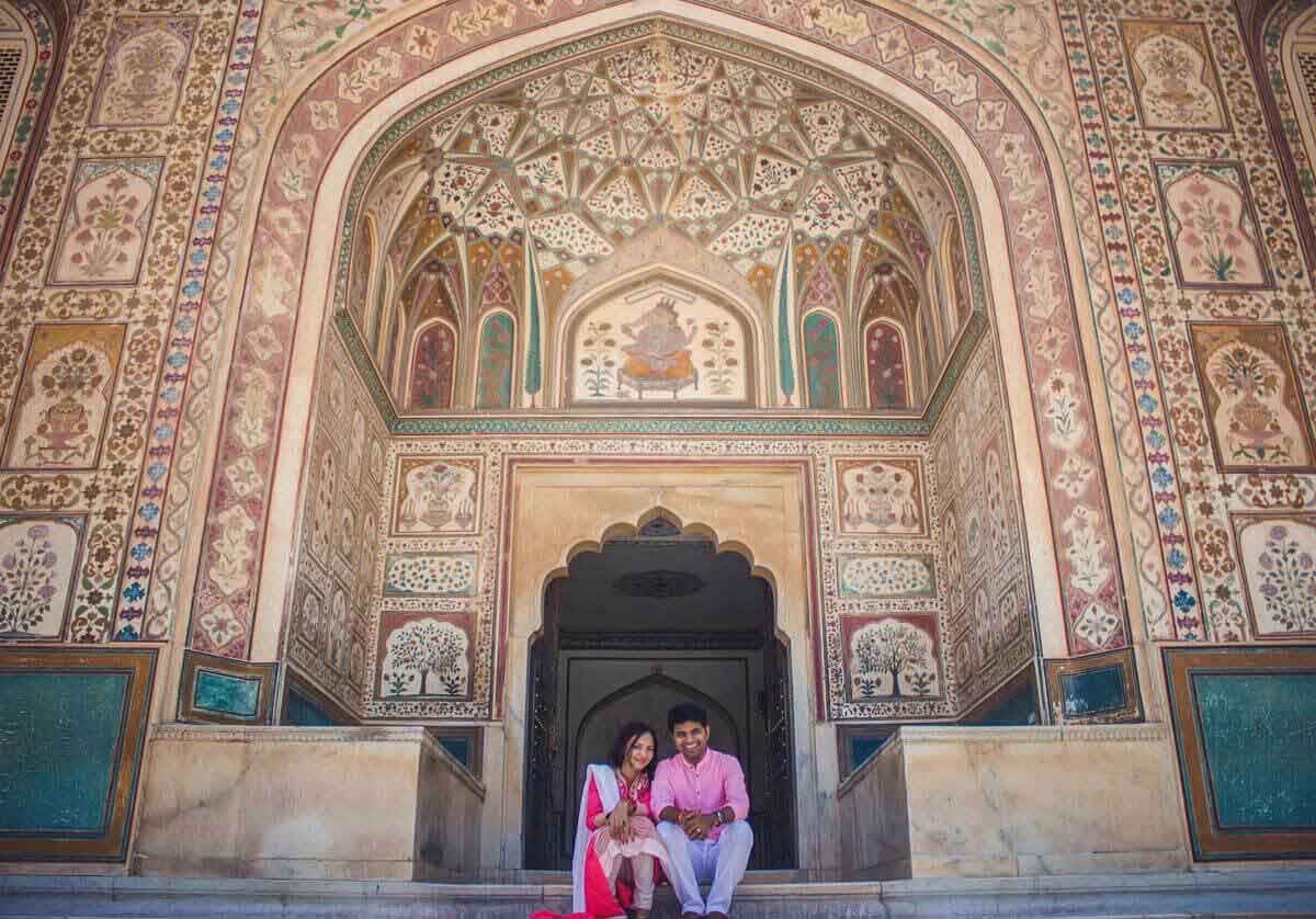 pre wedding photoshoot in Amber Fort, Jaipur1