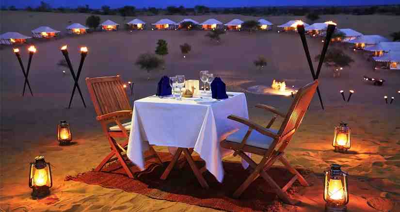 romantic Play At Jaisalmer