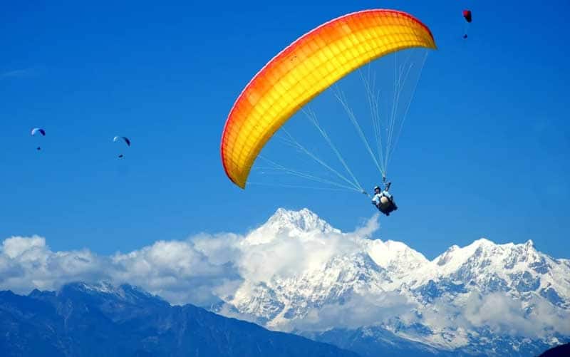 Paragliding in Sikkim Like