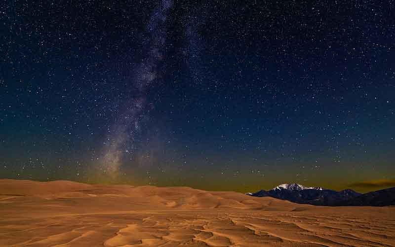 Star Gazing in the Sand Dunes