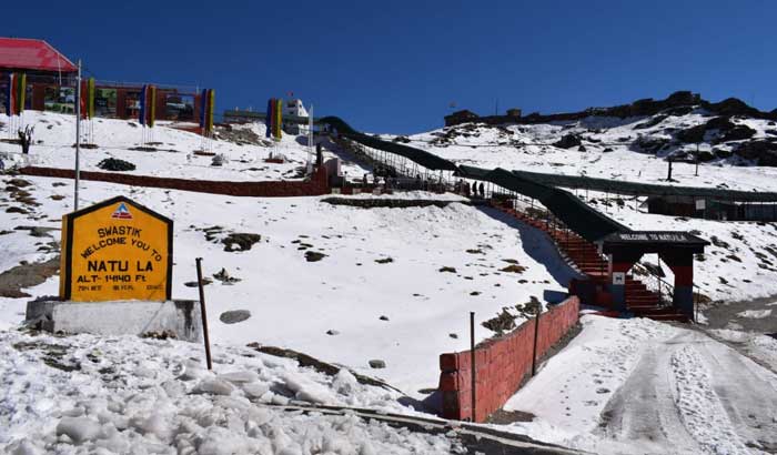 Nathu La Pass in East Sikkim