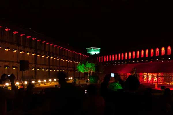 Light & Sound Show at Cellular Jail