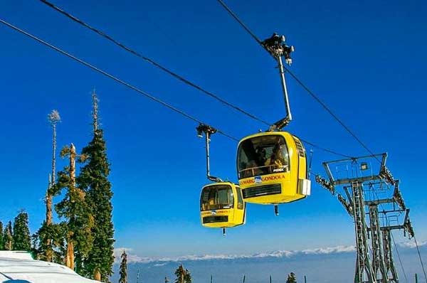 cable car ride in gulmarg