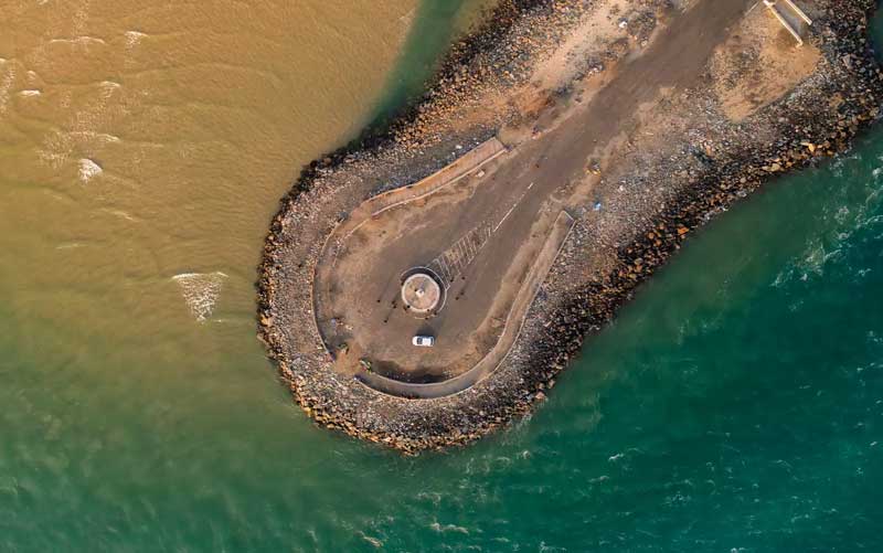 Dhanushkodi Beach Point