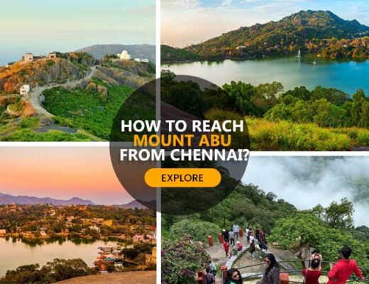 How to reach Mount Abu from Chennai?