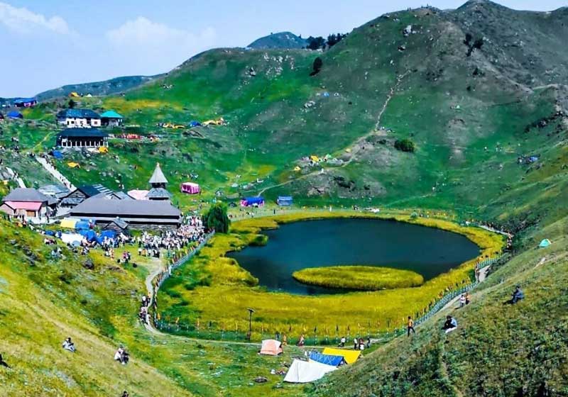 Parashar Lake in Himachal Pradesh