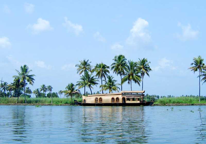 Vembanad Lake in Kerala