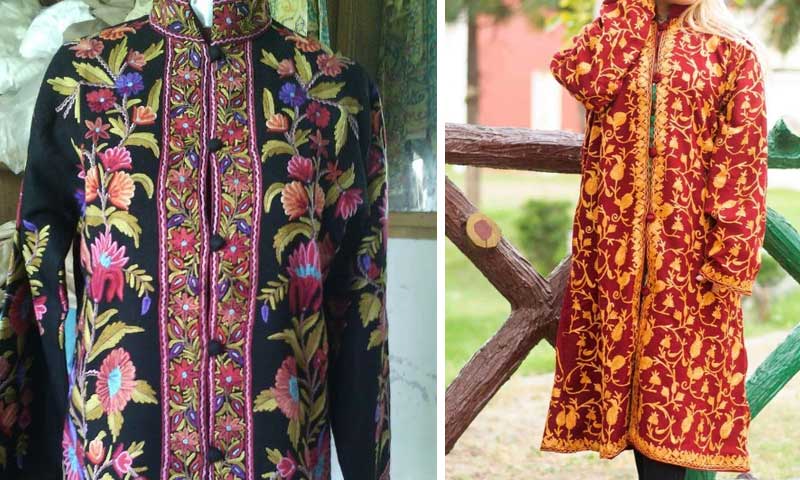 Kashmiri Embroidered Clothing