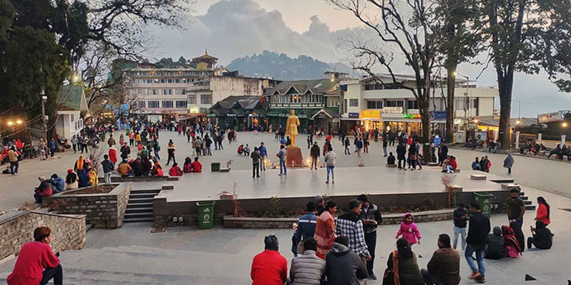 chowrasta mall road darjeeling