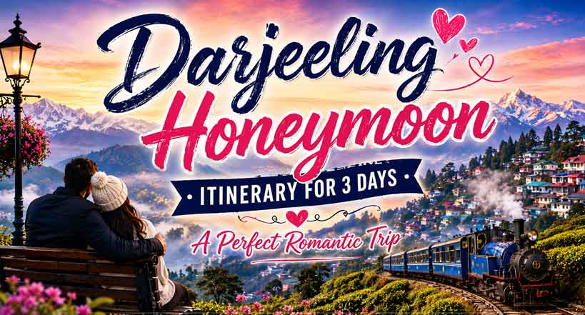 Darjeeling Honeymoon Itinerary for 3 Days – A Perfect Romantic Trip